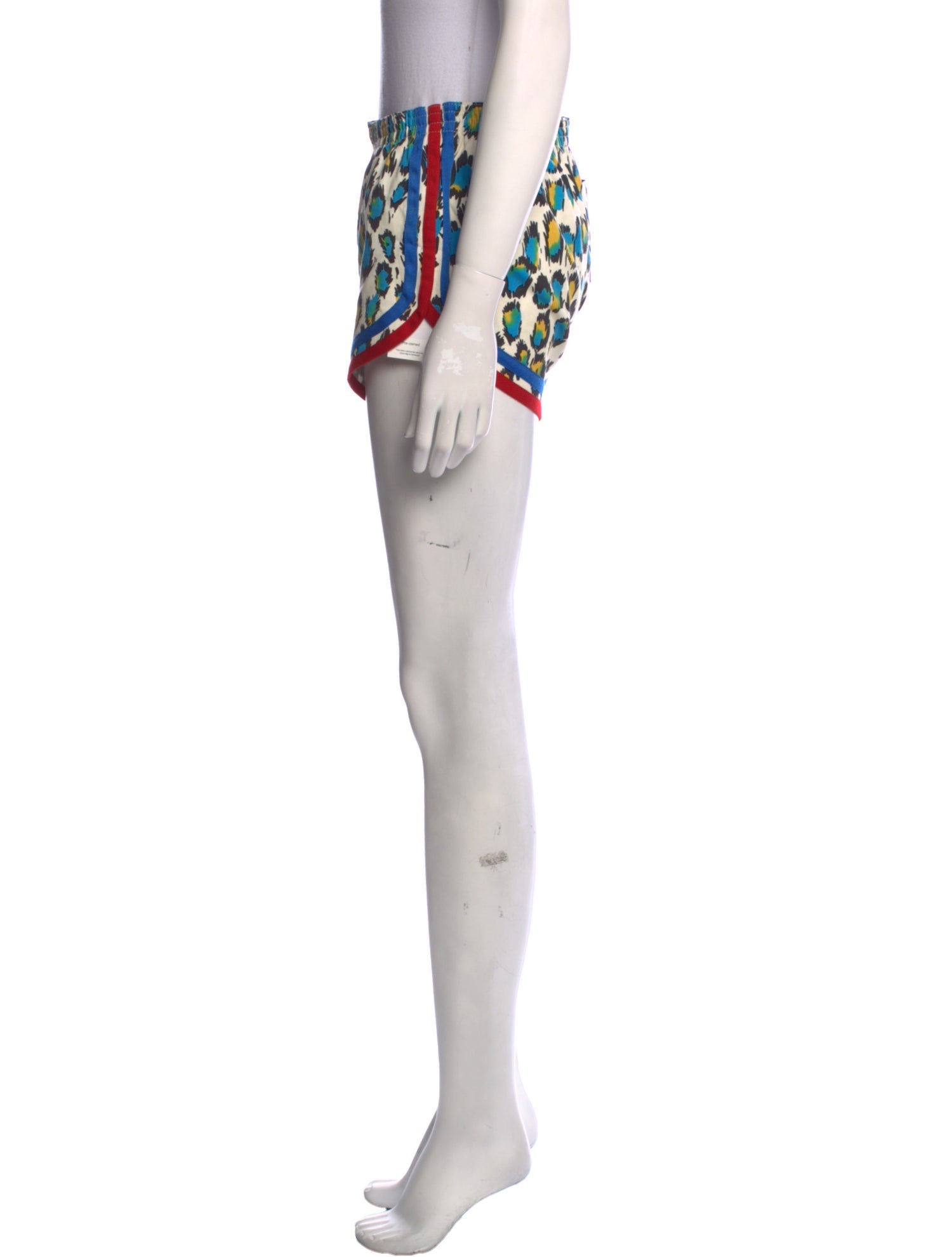 R13 Printed Mini Shorts