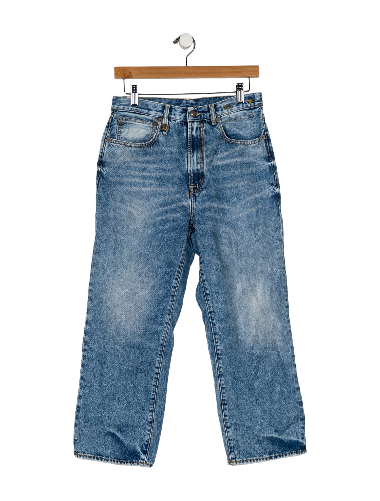 R13 High-Rise Wide Leg Jeans