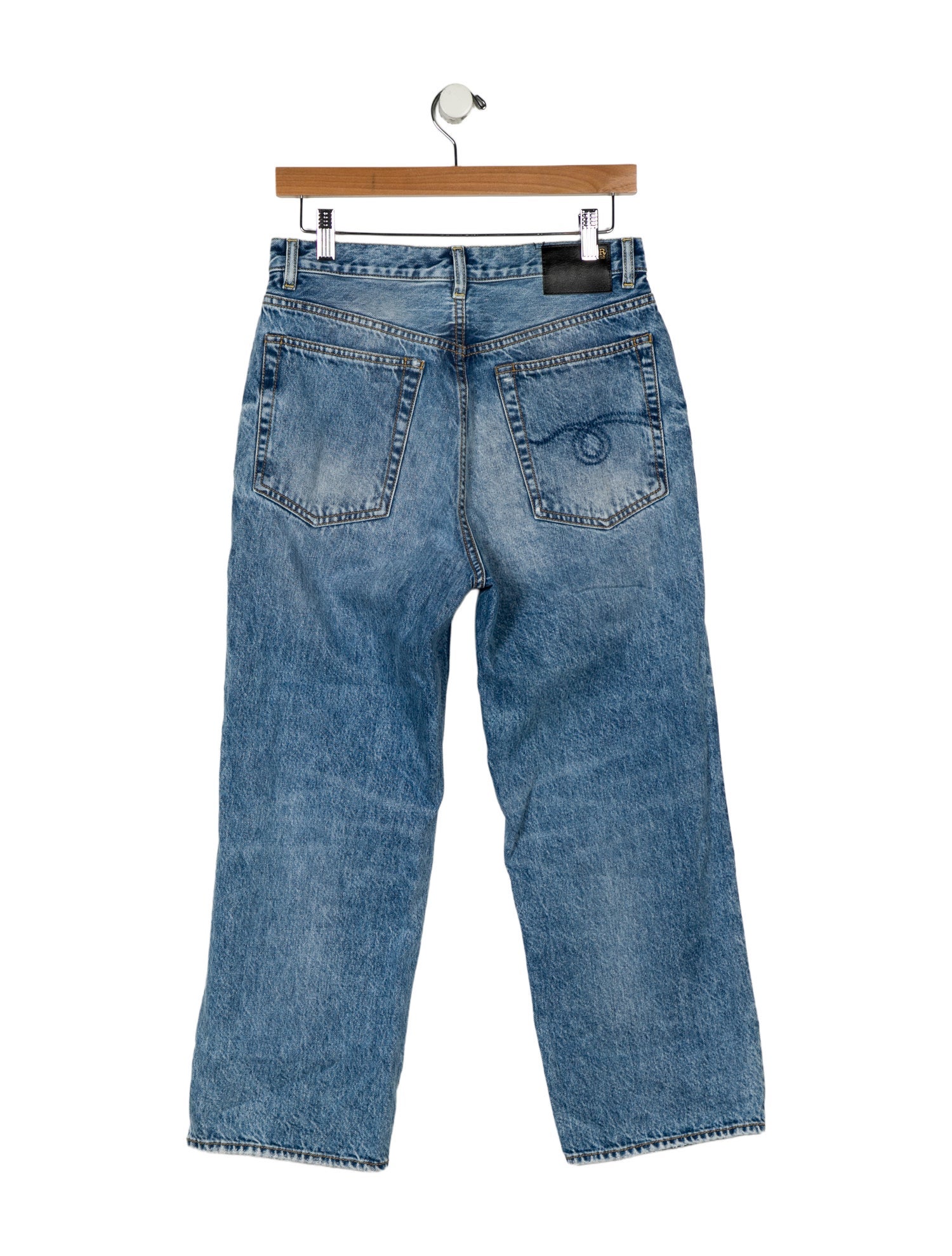 R13 High-Rise Wide Leg Jeans