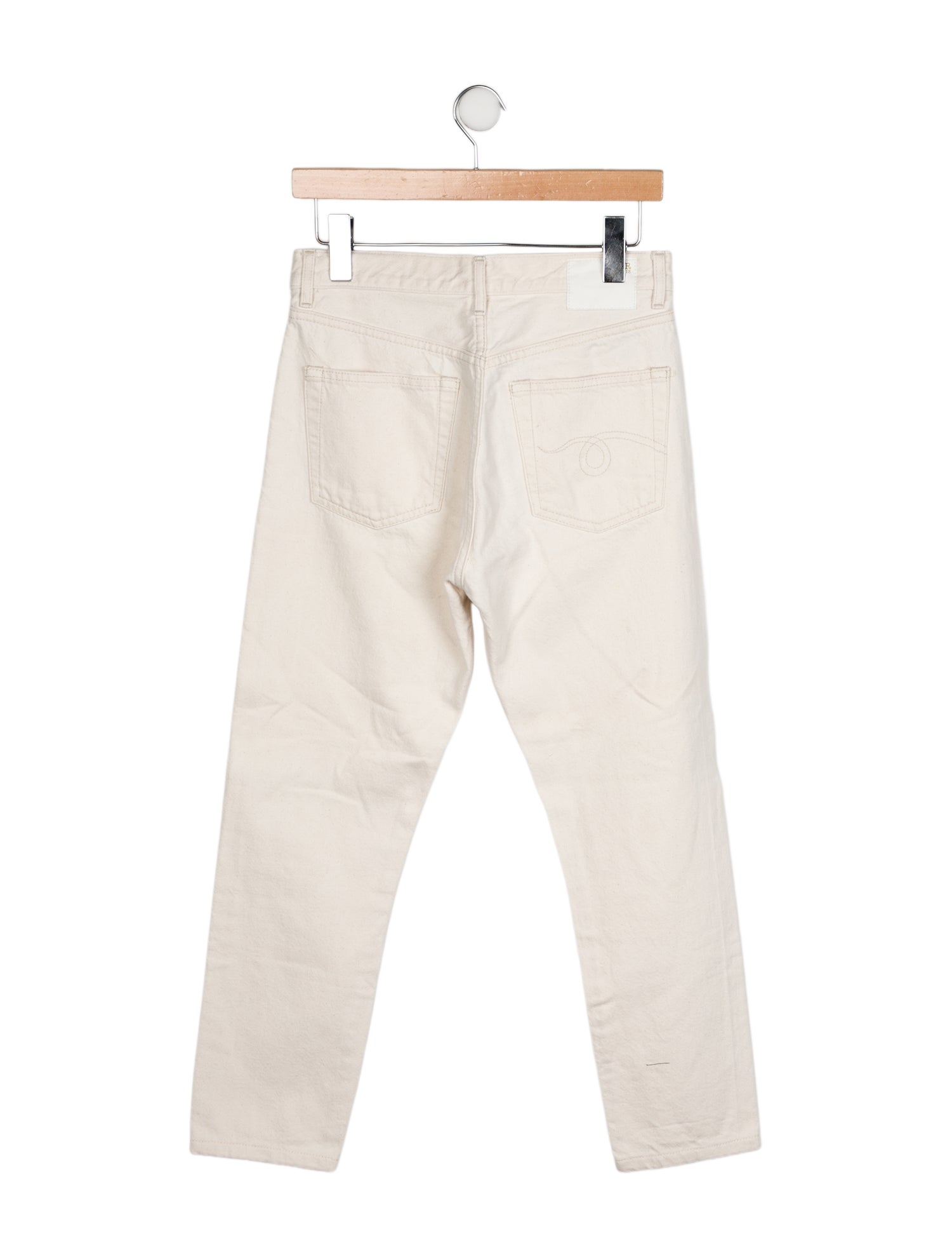 R13 High-Rise Straight Leg Jeans