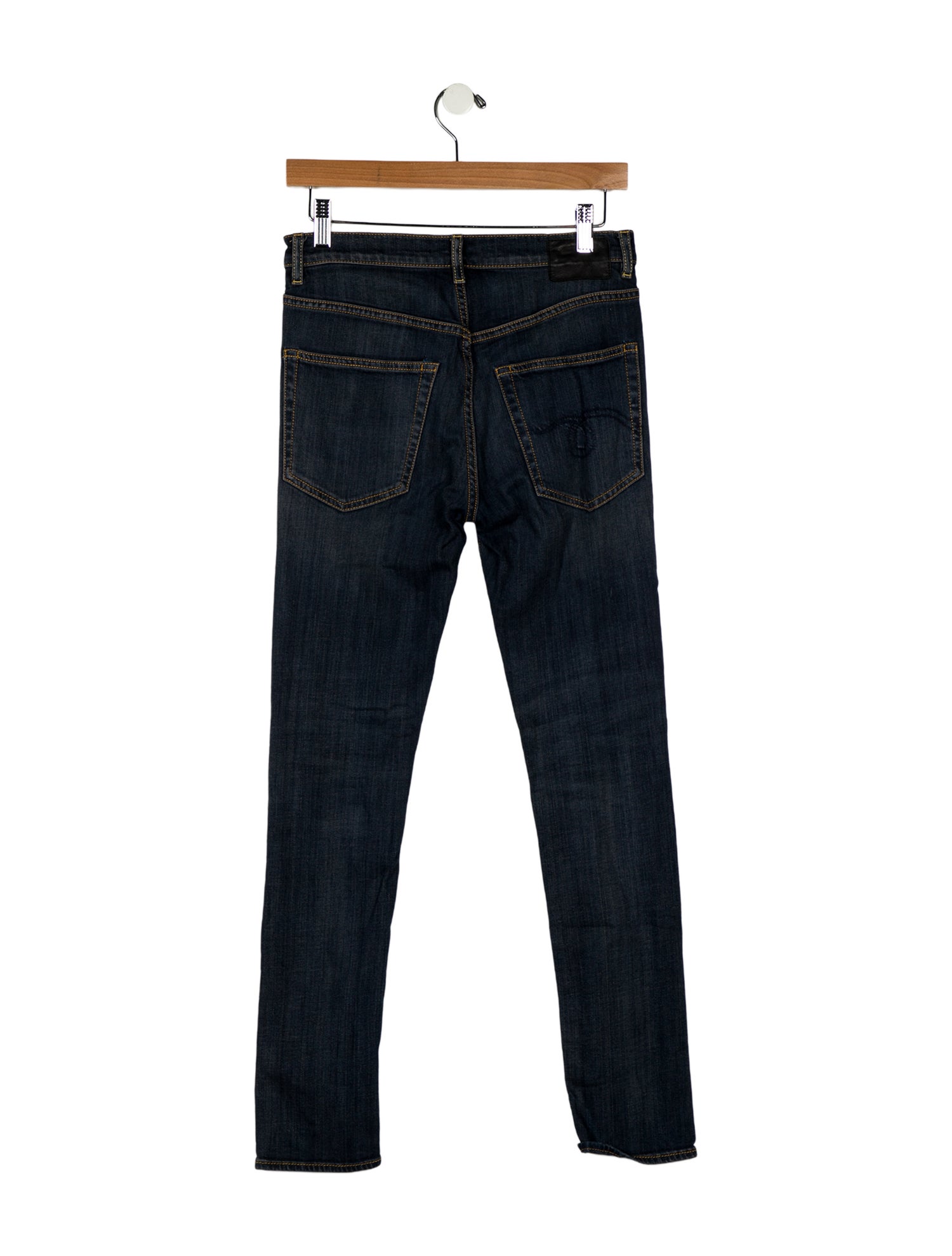 R13 Mid-Rise Skinny Leg Jeans