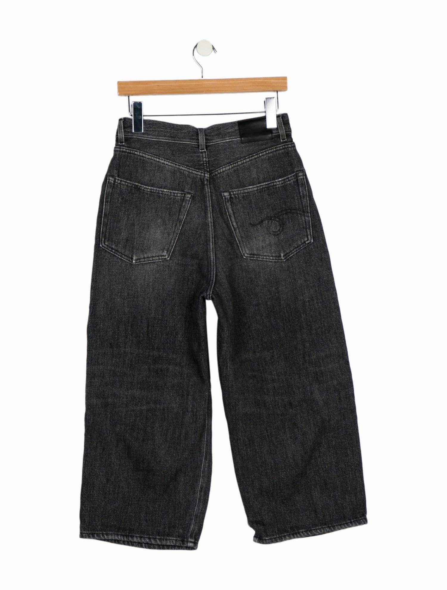 R13 High-Rise Wide Leg Jeans