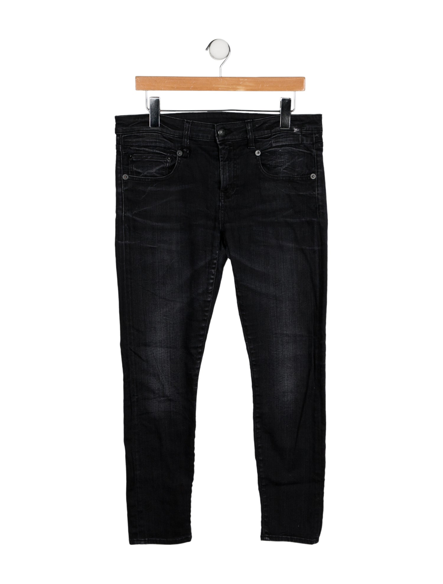 R13 High-Rise Skinny Leg Jeans