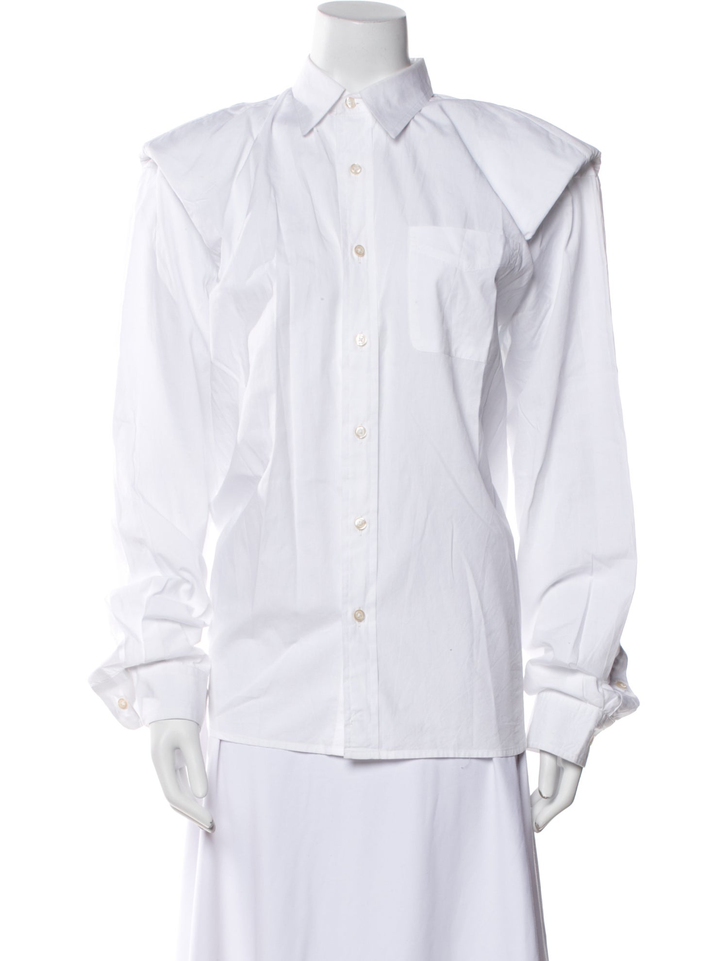 R13 Long Sleeve Button-Up Top