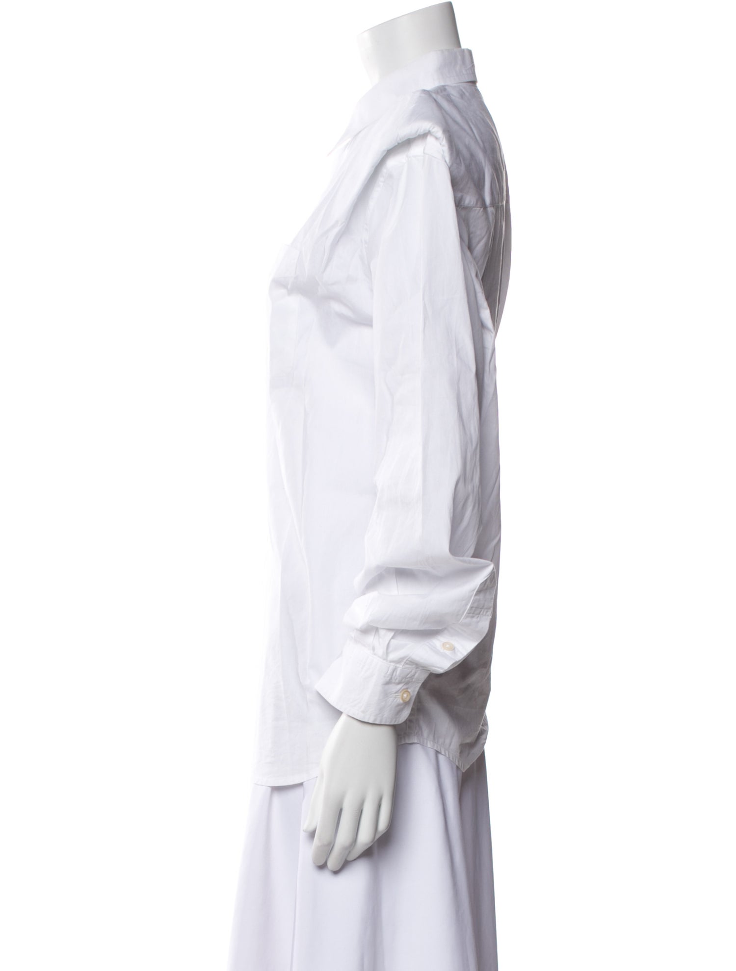 R13 Long Sleeve Button-Up Top