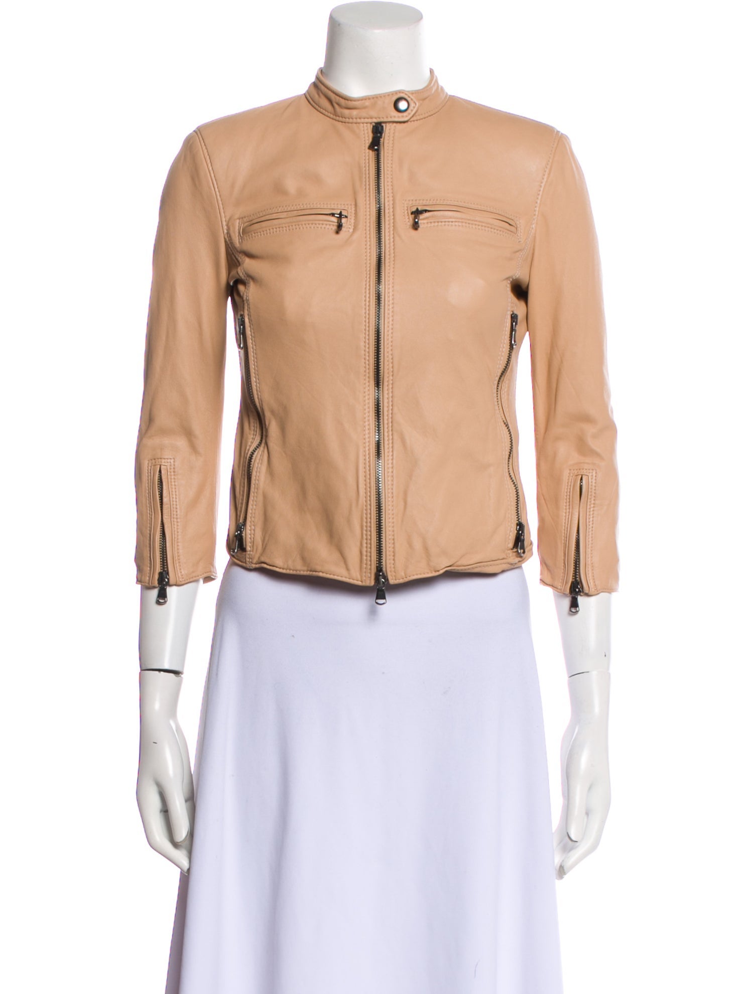 R13 Lambskin Biker Jacket