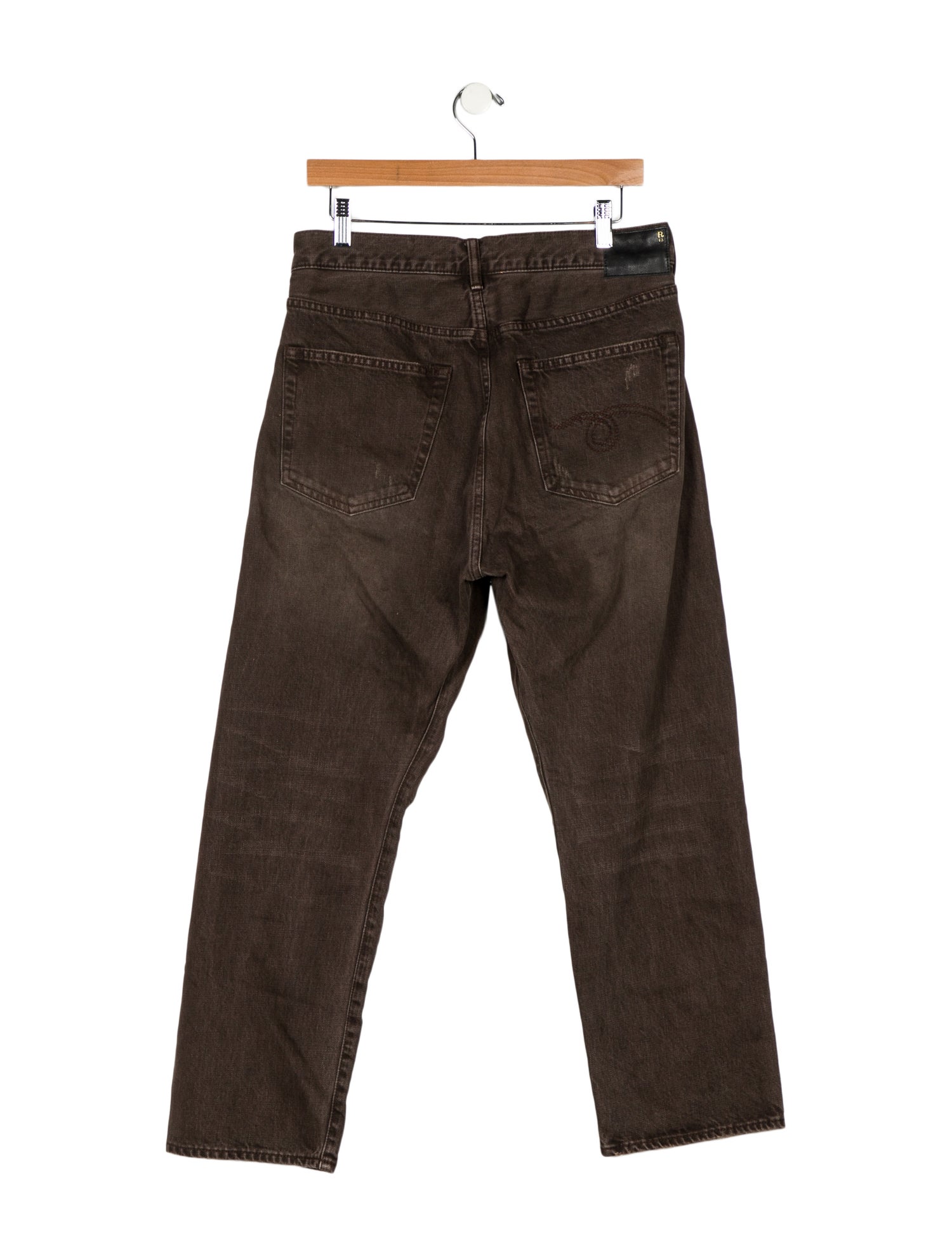 R13 High-Rise Straight Leg Jeans w/ Tags