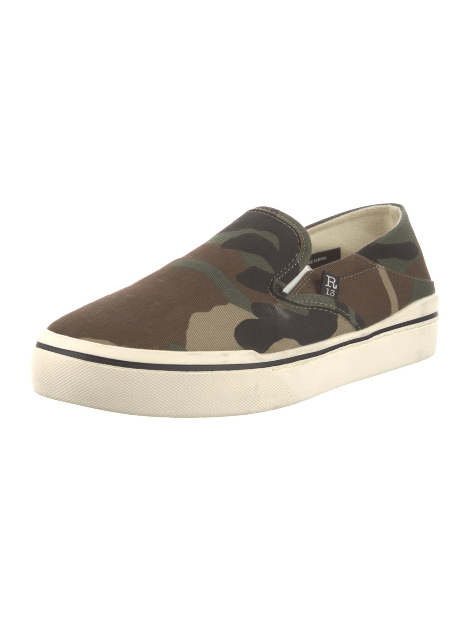 R13 Canvas Printed Sneakers
