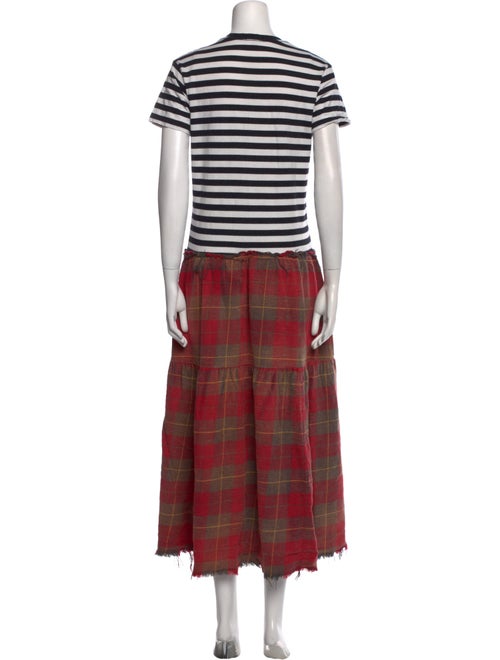 R13 Striped Long Dress