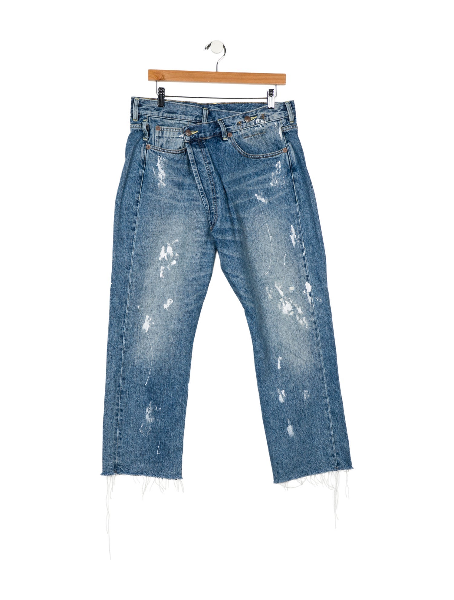 R13 High-Rise Wide Leg Jeans