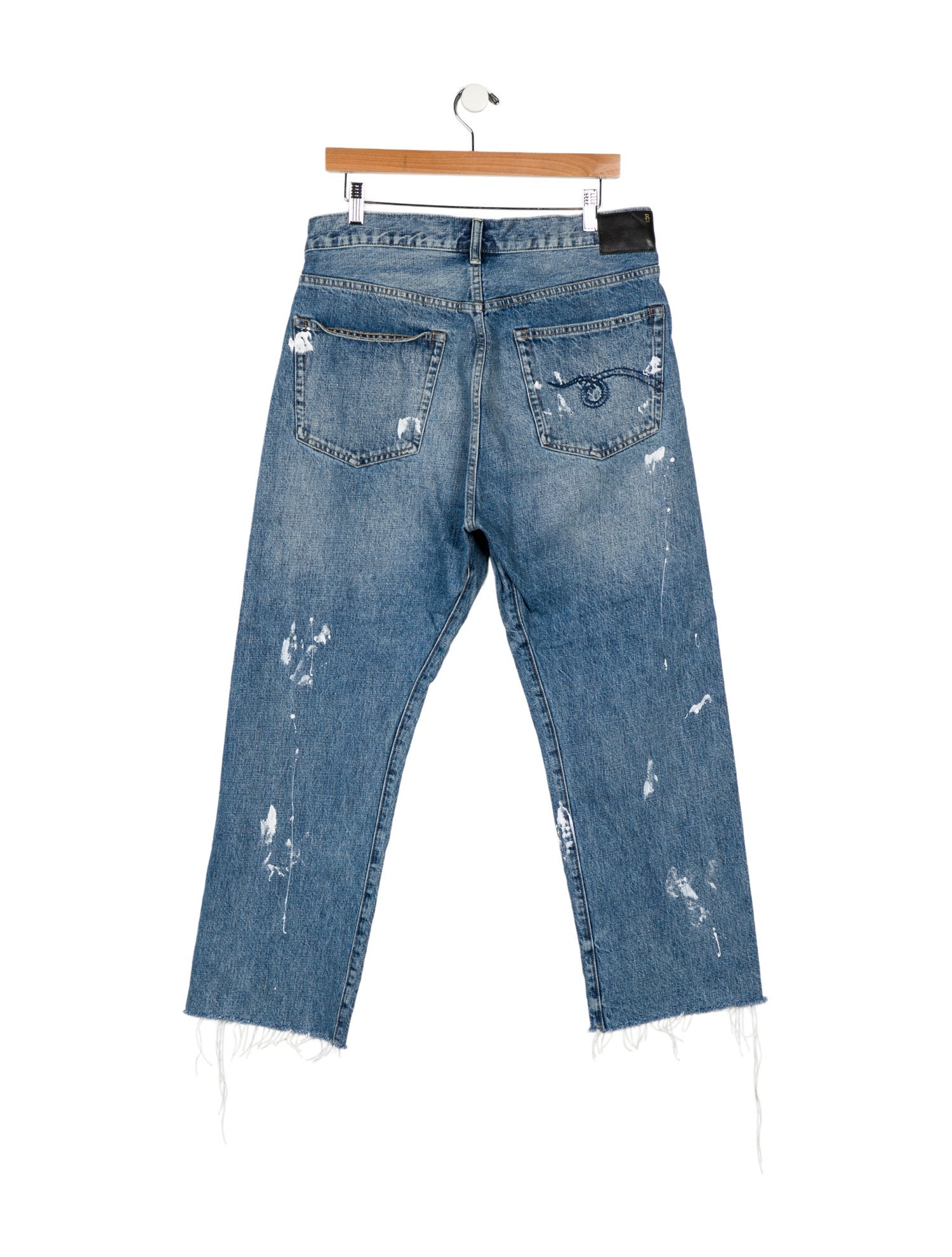 R13 High-Rise Wide Leg Jeans