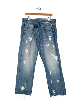 R13 High-Rise Wide Leg Jeans