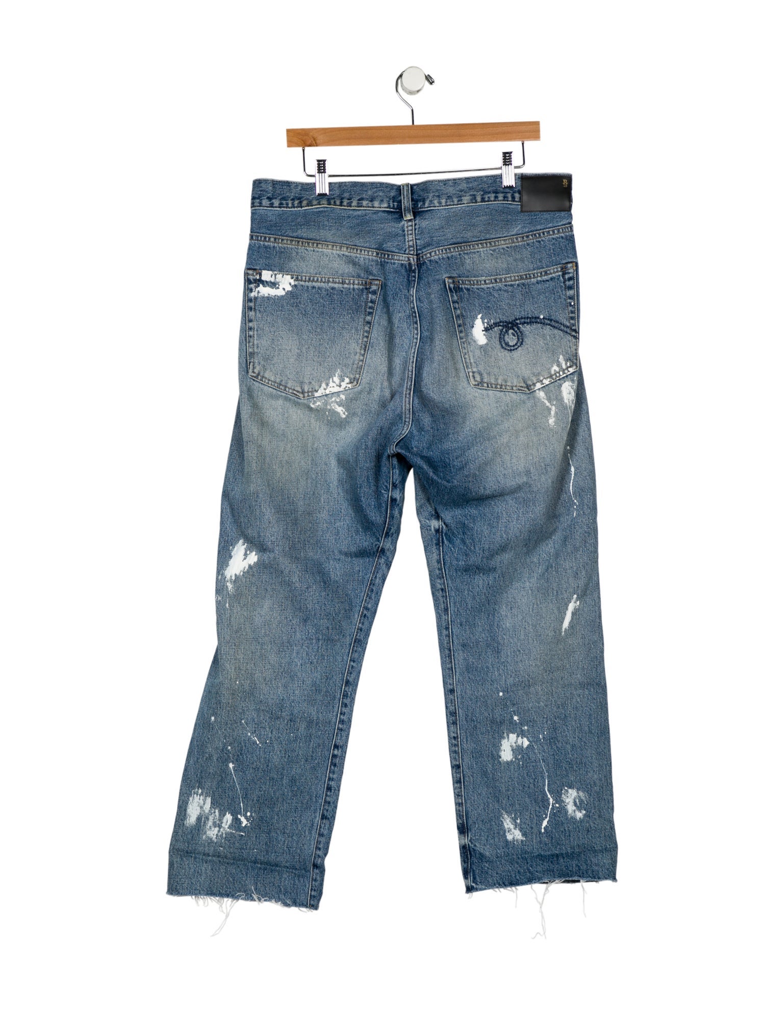 R13 High-Rise Wide Leg Jeans