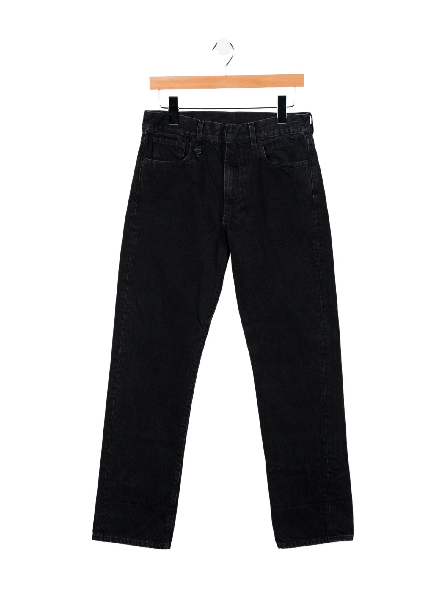 R13 Mid-Rise Straight Leg Jeans