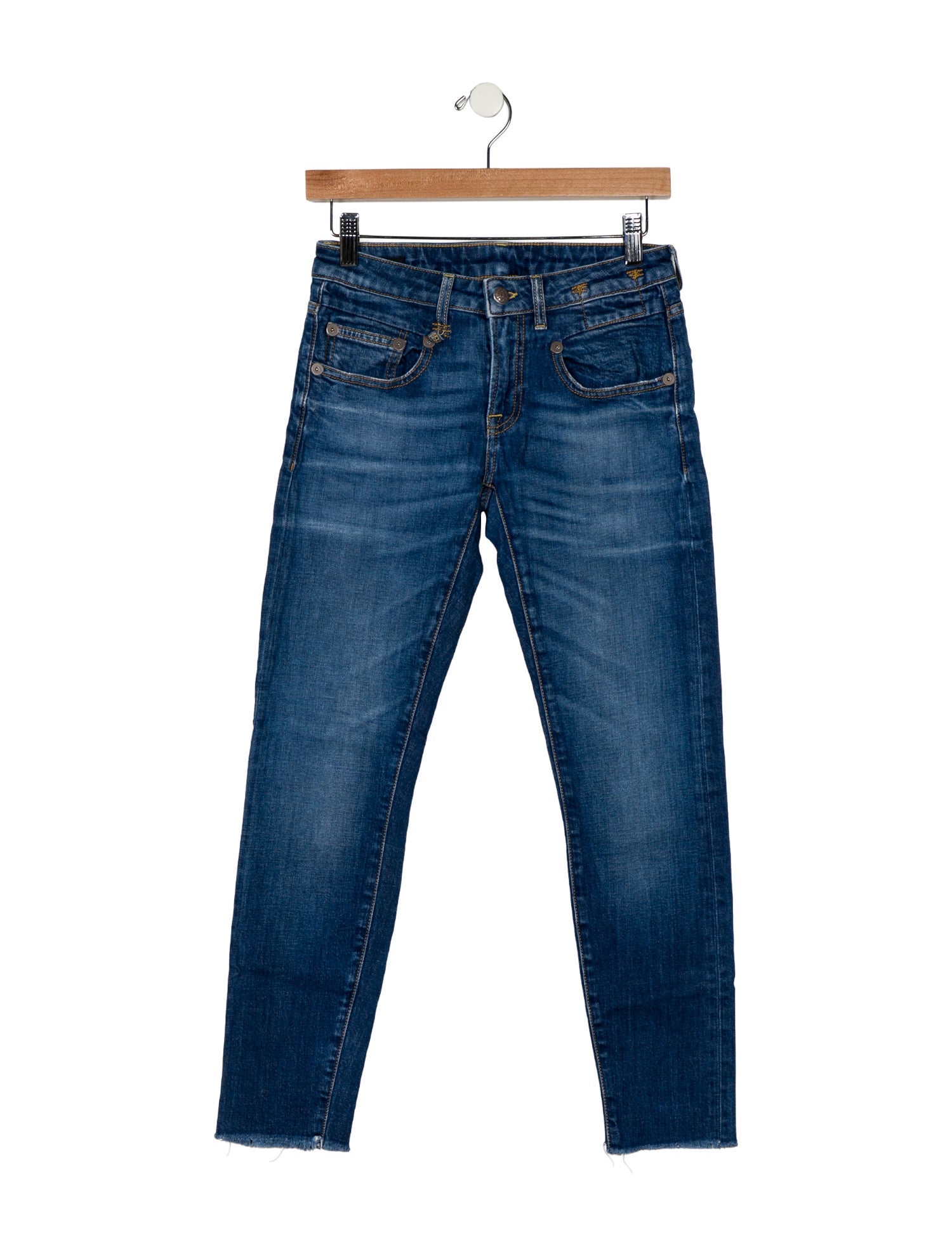 R13 Low-Rise Skinny Leg Jeans