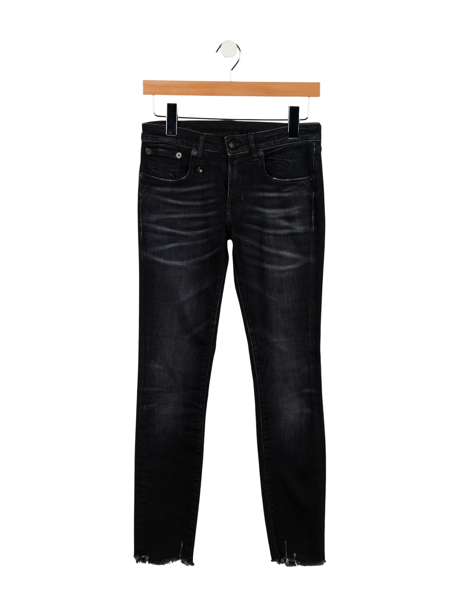 R13 Low-Rise Skinny Leg Jeans