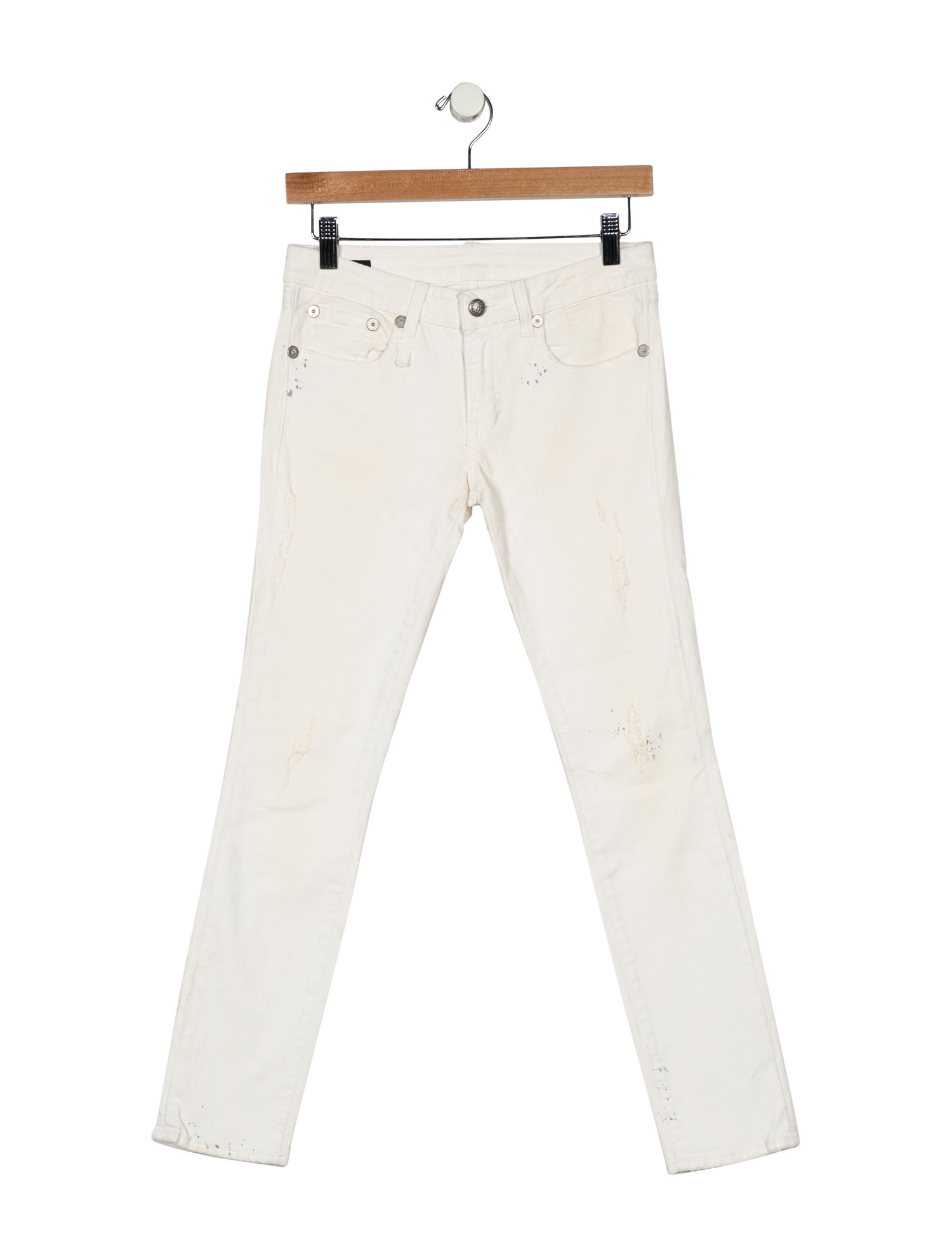 R13 Low-Rise Skinny Leg Jeans