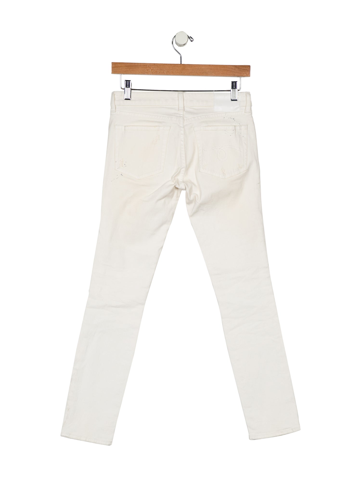 R13 Low-Rise Skinny Leg Jeans