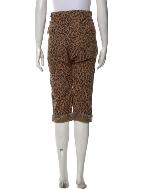 R13 Animal Print Wide Leg Pants