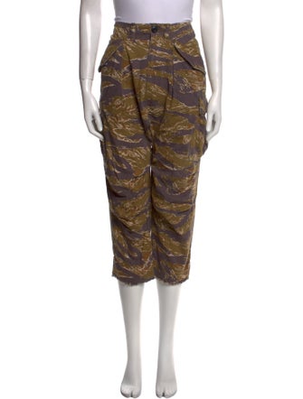 R13 Printed Straight Leg Pants