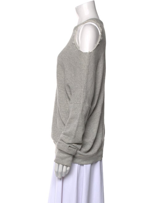 R13 Crew Neck Long Sleeve Sweatshirt