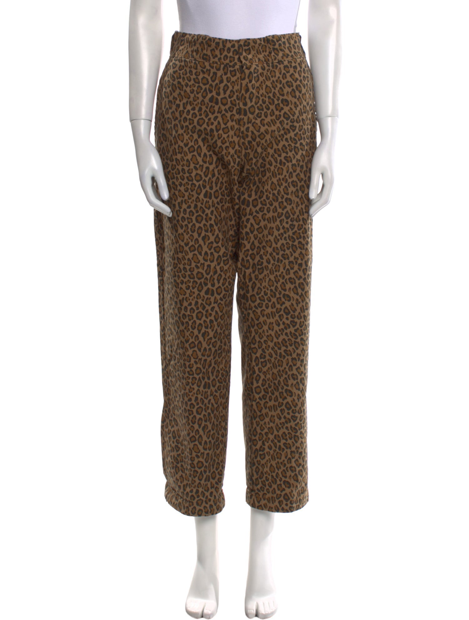 R13 Animal Print Straight Leg Pants w/ Tags