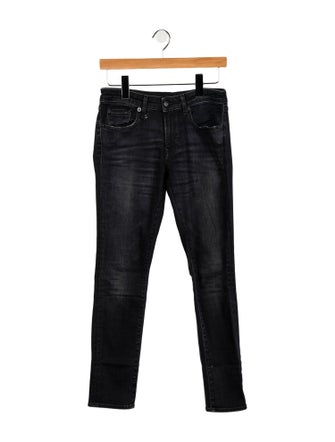 R13 Mid-Rise Skinny Leg Jeans