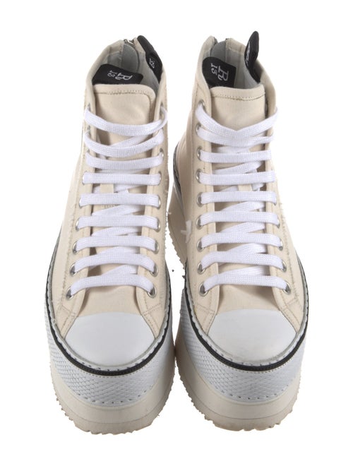 R13 Canvas Wedge Sneakers