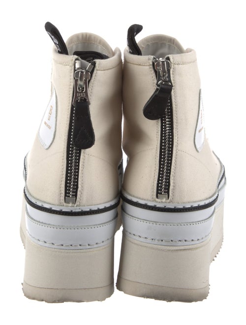 R13 Canvas Wedge Sneakers