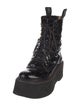 R13 Patent Leather Combat Boots