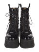 R13 Patent Leather Combat Boots