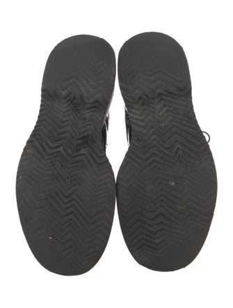 R13 Patent Leather Combat Boots