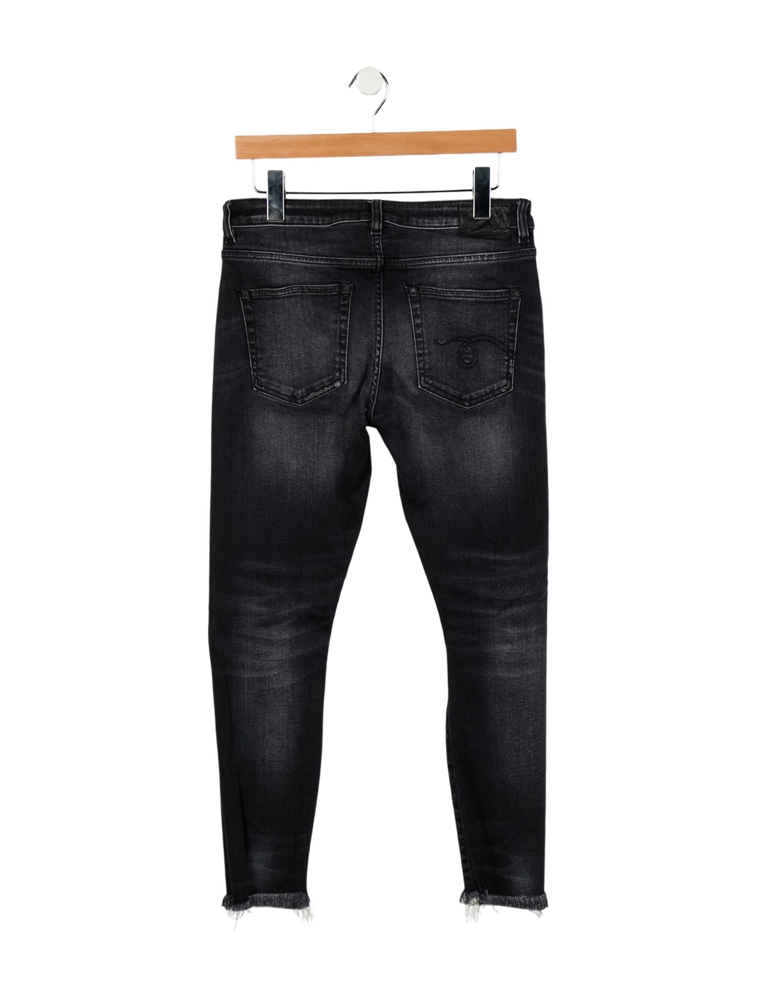 R13 Mid-Rise Skinny Leg Jeans