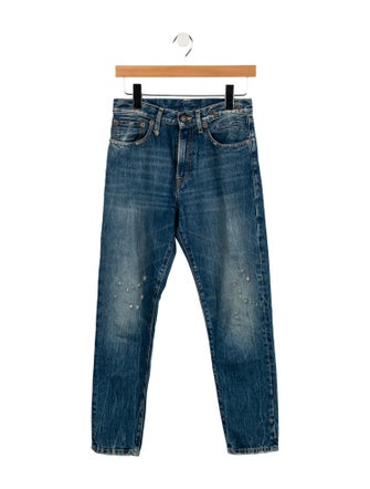 R13 High-Rise Straight Leg Jeans