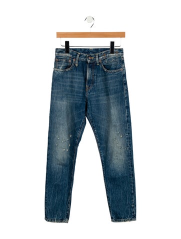 R13 Jeans High-Rise Straight Leg S