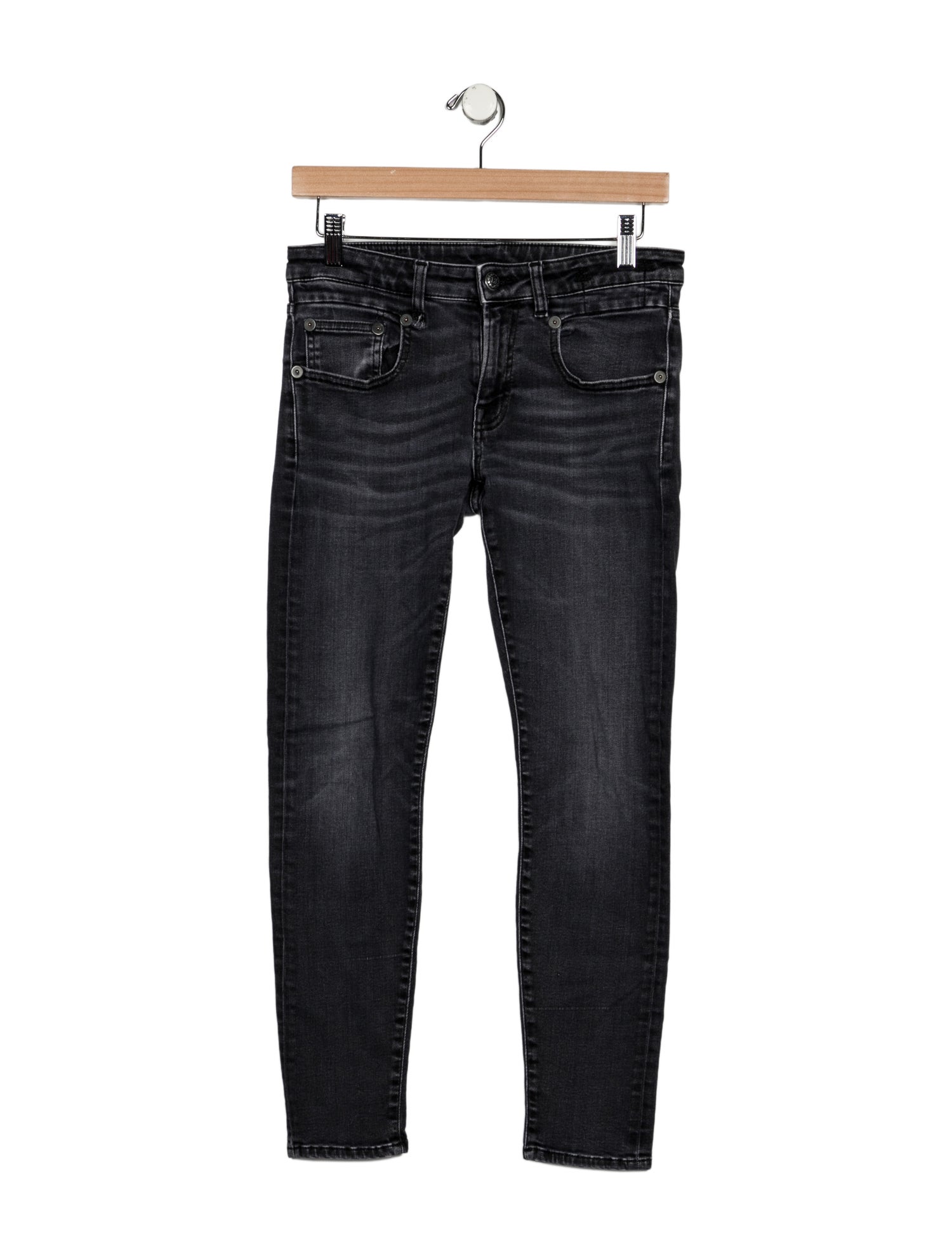 R13 Mid-Rise Skinny Leg Jeans