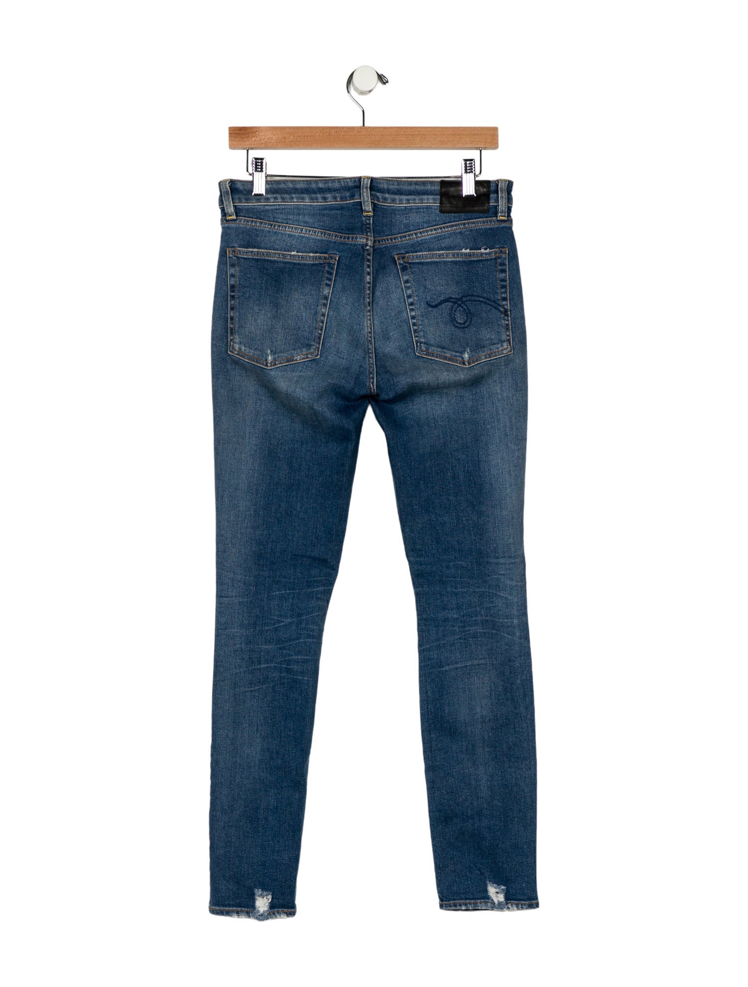R13 High-Rise Skinny Leg Jeans