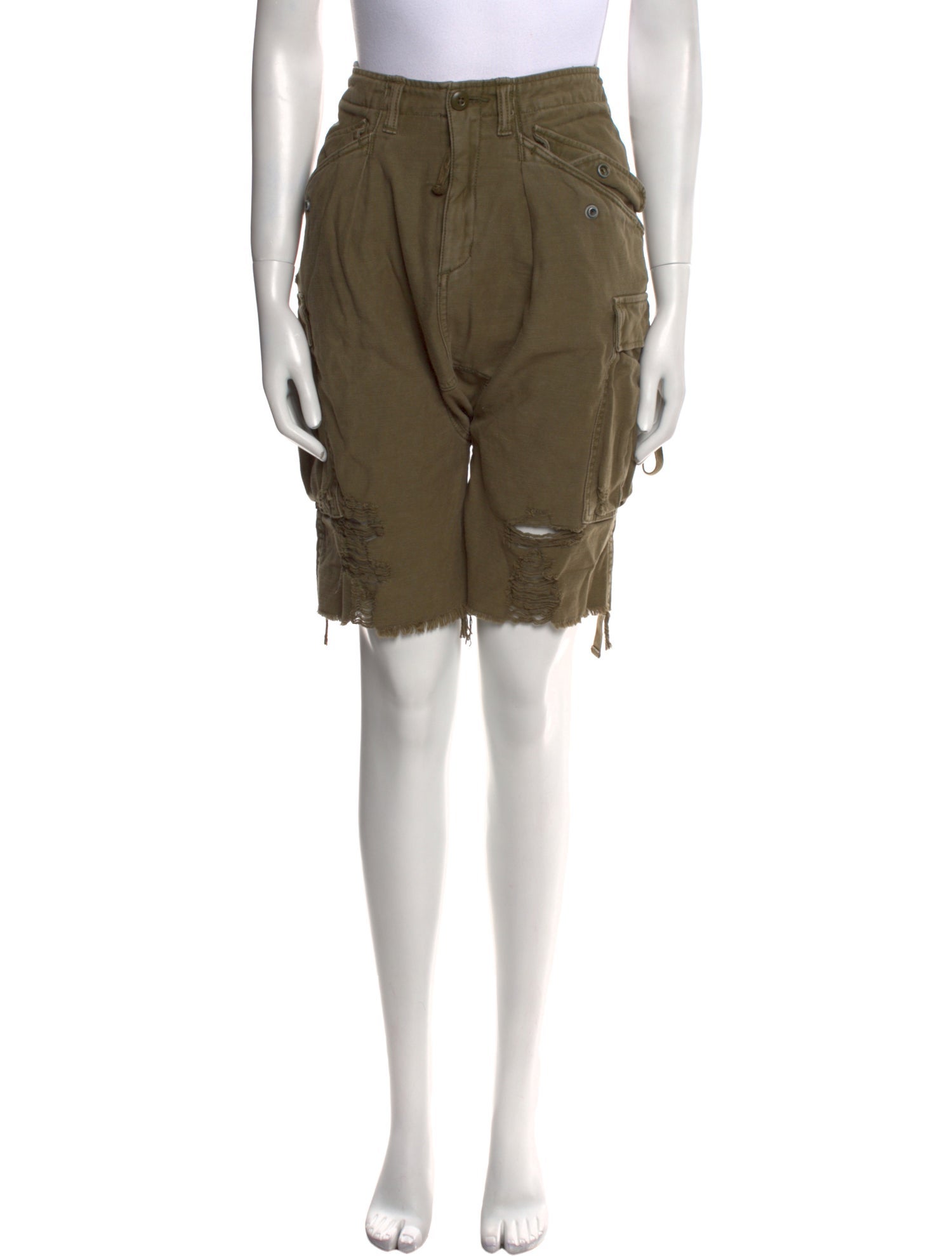 R13 Knee-Length Shorts