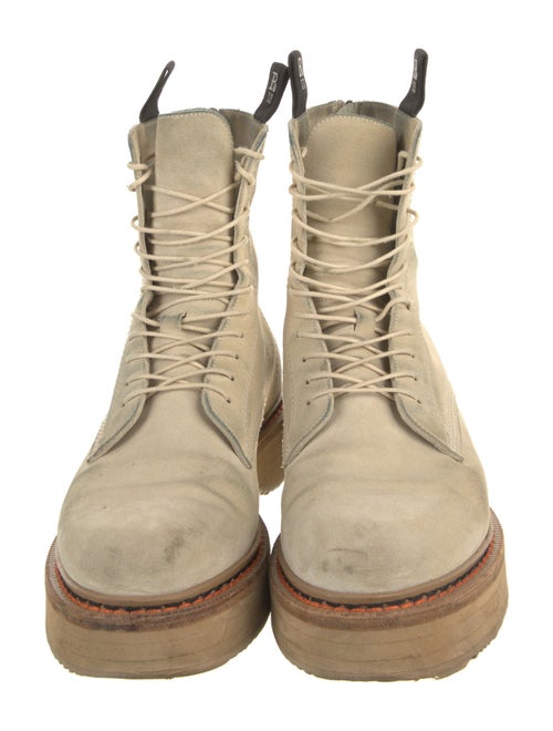 R13 Suede Combat Boots