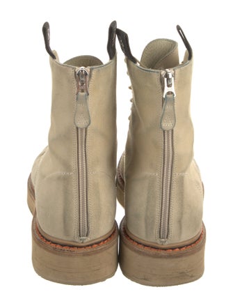 R13 Suede Combat Boots