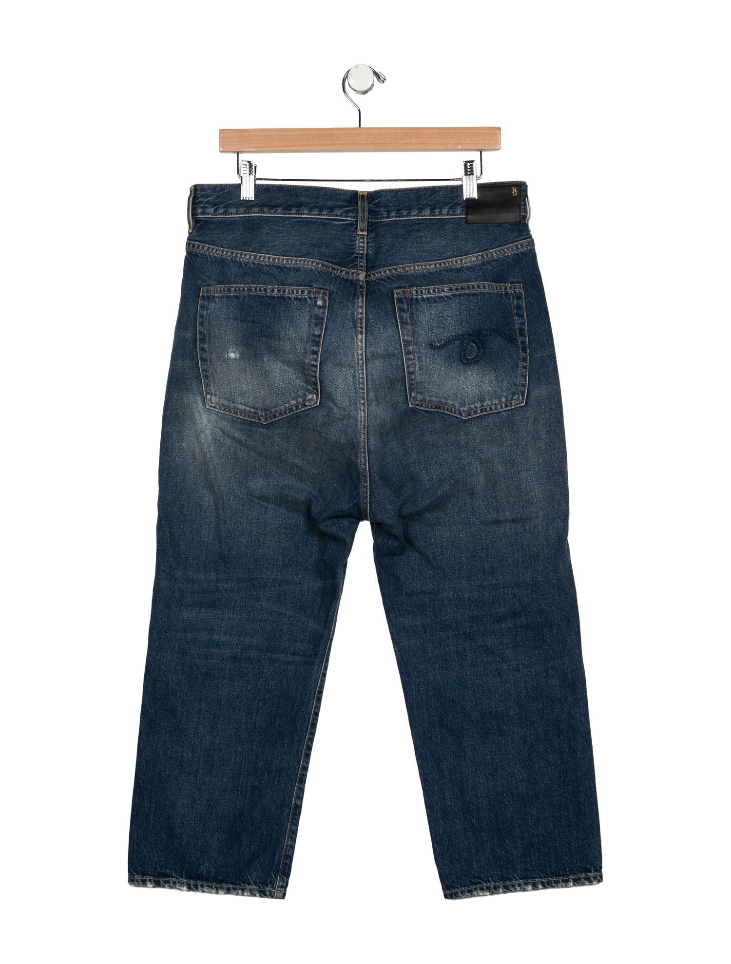 R13 High-Rise Wide Leg Jeans