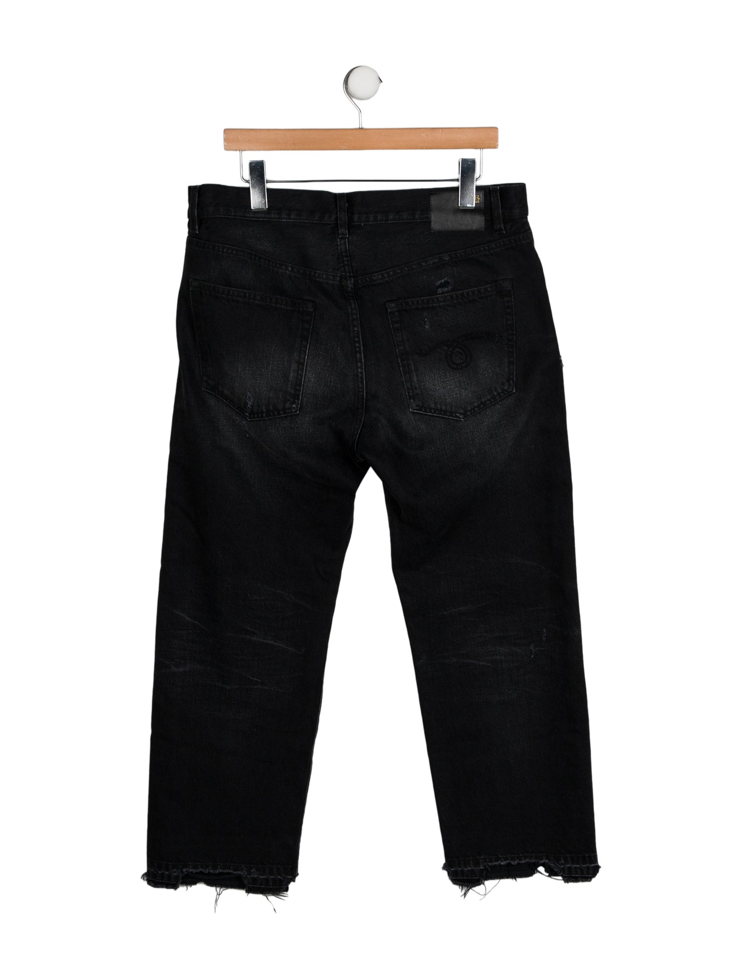 R13 High-Rise Straight Leg Jeans