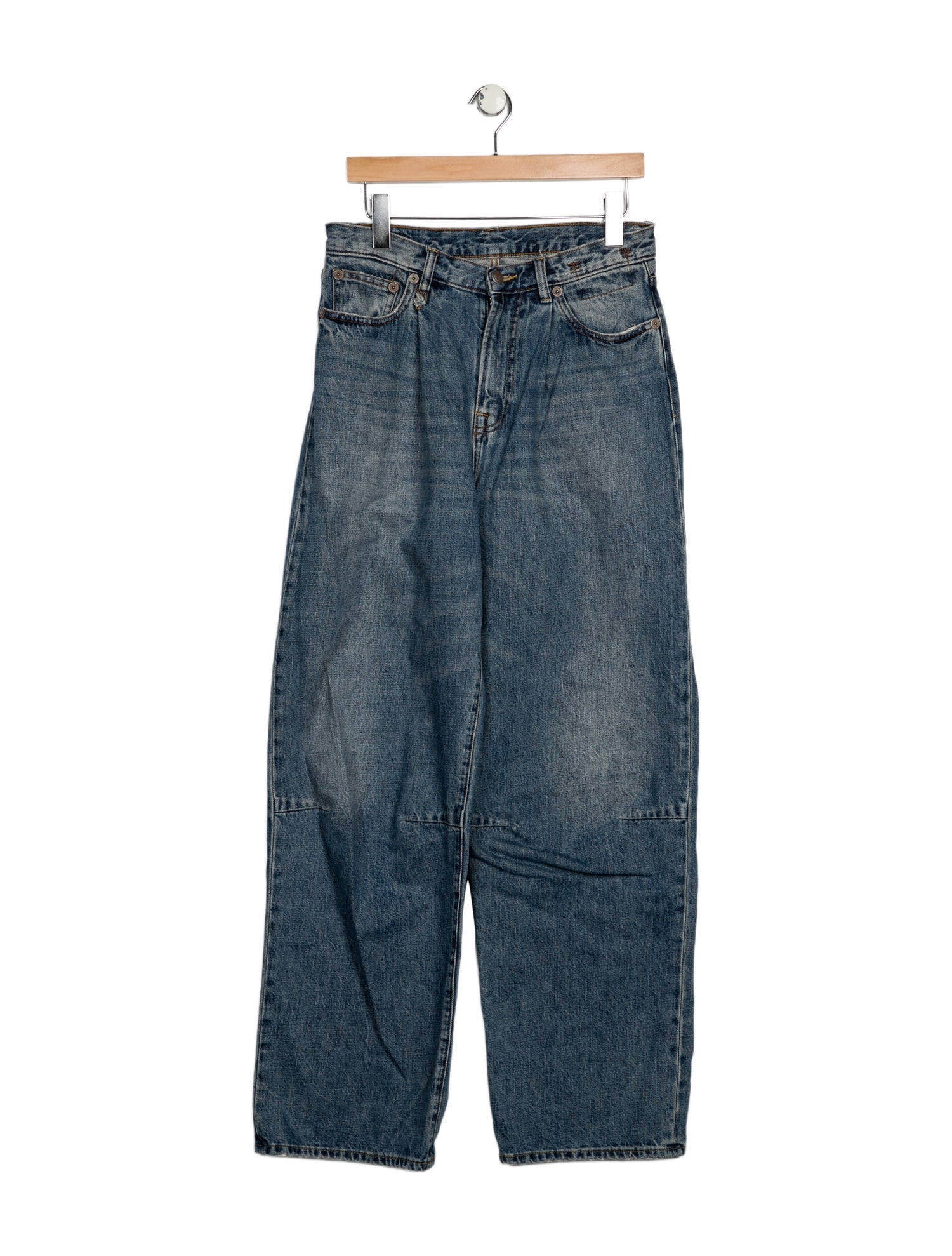 R13 High-Rise Wide Leg Jeans