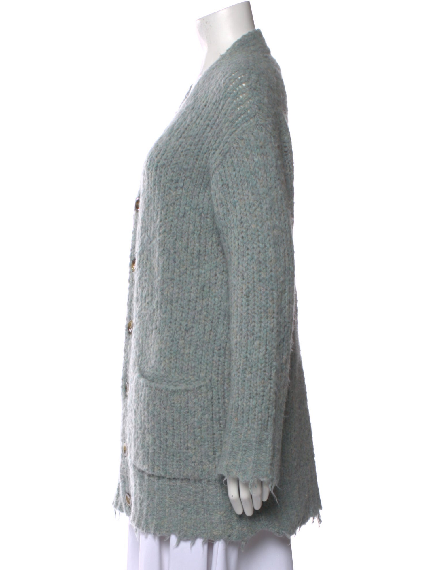 R13 Merino Wool V-Neck Sweater