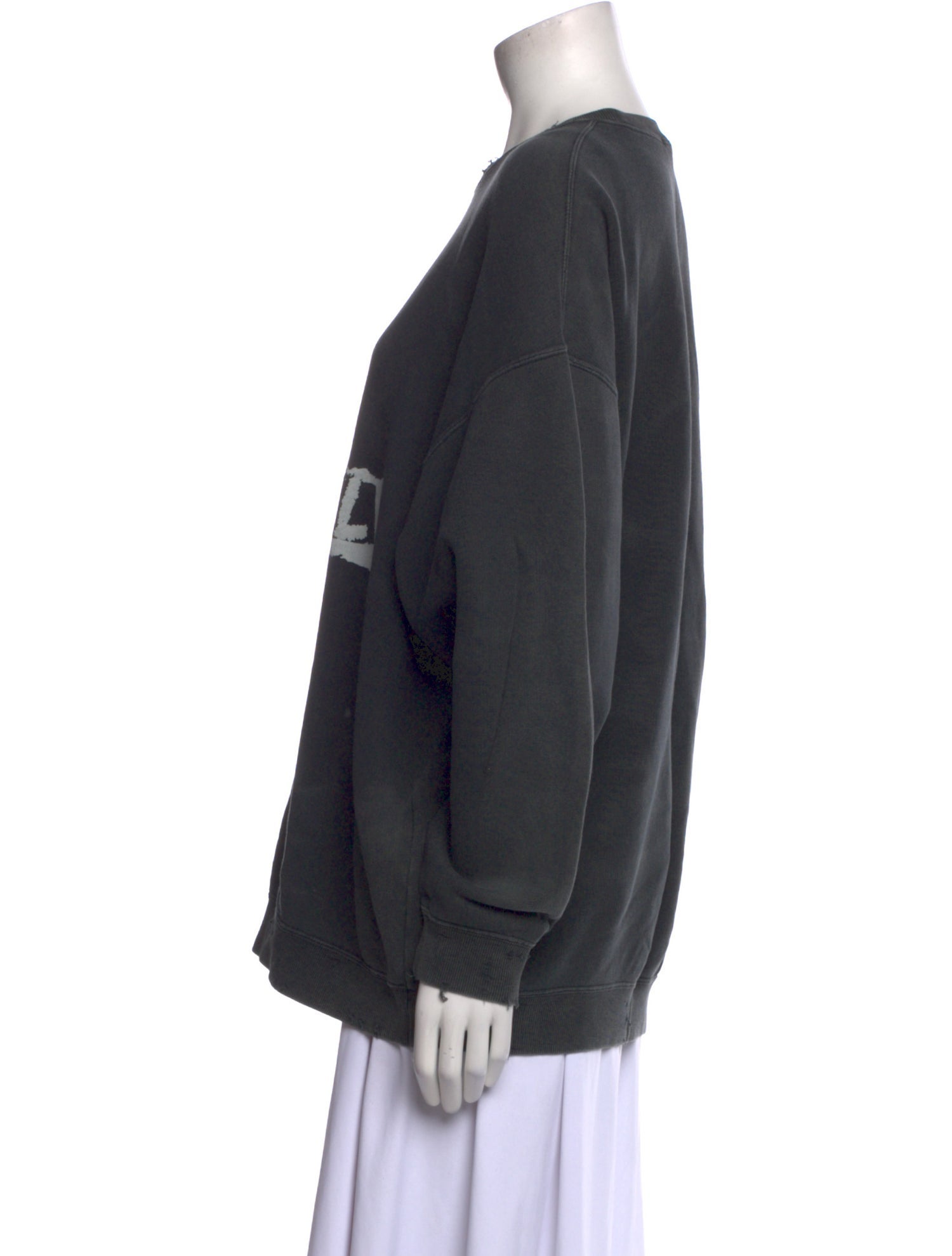 R13 Graphic Print Crew Neck Sweatshirt