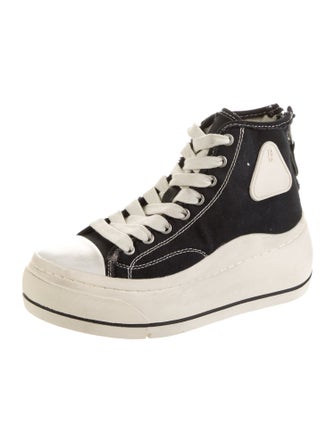 R13 Canvas Wedge Sneakers