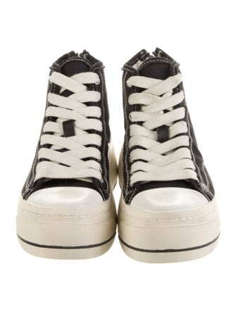R13 Canvas Wedge Sneakers