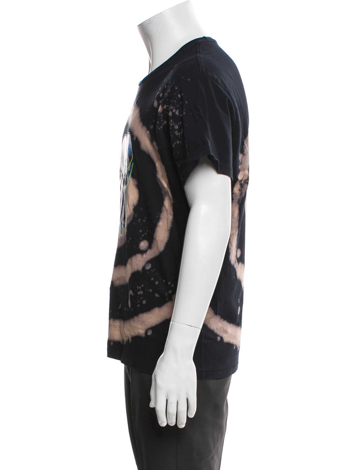 R13 Tie-Dye Print Crew Neck T-Shirt