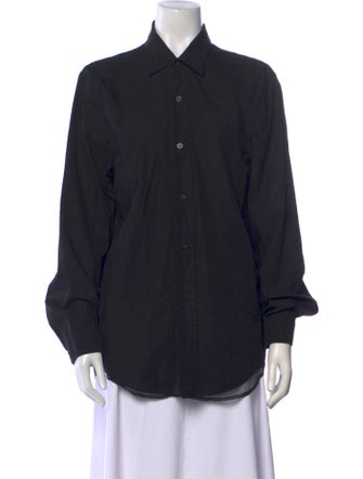 R13 Long Sleeve Button-Up Top