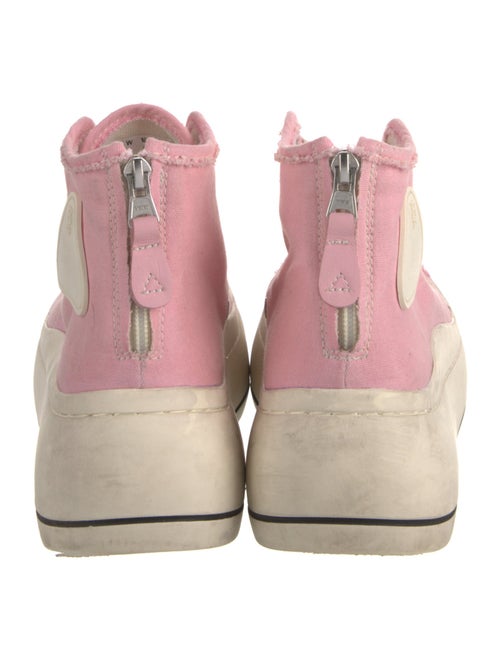 R13 Canvas Colorblock Pattern Chunky Sneakers